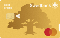 gold revolving credit card front