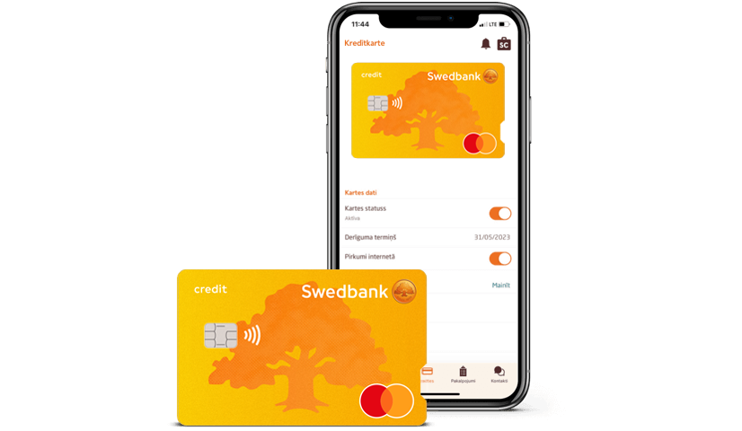 Swedbank kredītkarte - Swedbank