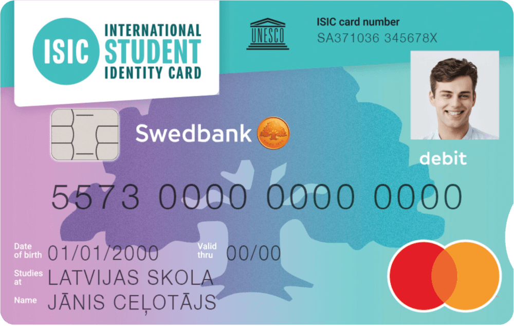 Карты Swedbank ISIC для школьников и студентов